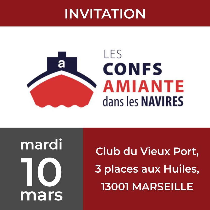 ⚓️ EX'IM - FMDC DIAGNOSTICS participe aux CONF AMIANTE de Marseille le 10 mars 2020